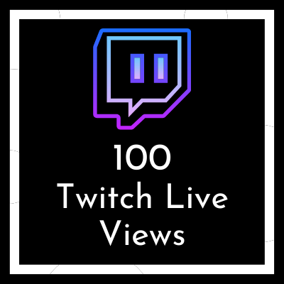 buy 100 Twitch live views