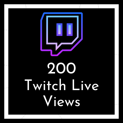 buy 200 Twitch live views