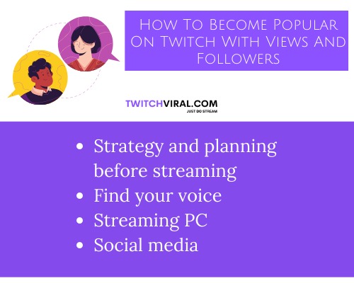 How To Become Popular On Twitch With Views And Followers